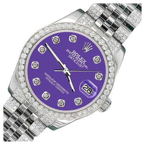 rolex purple watch for sale.